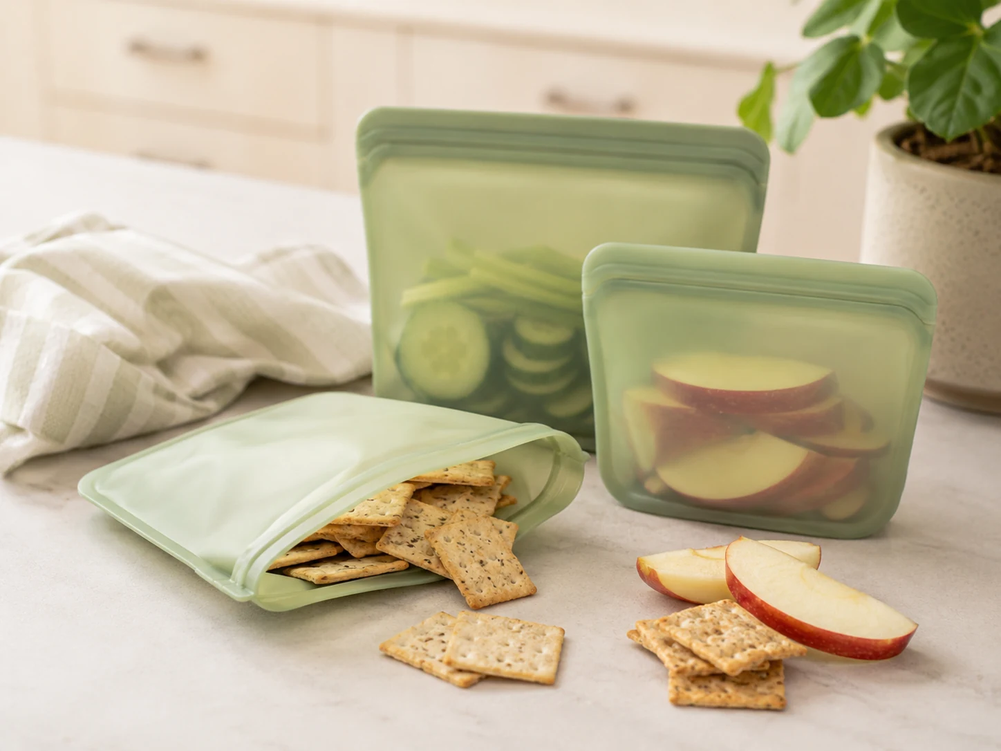 Reusable snack bags